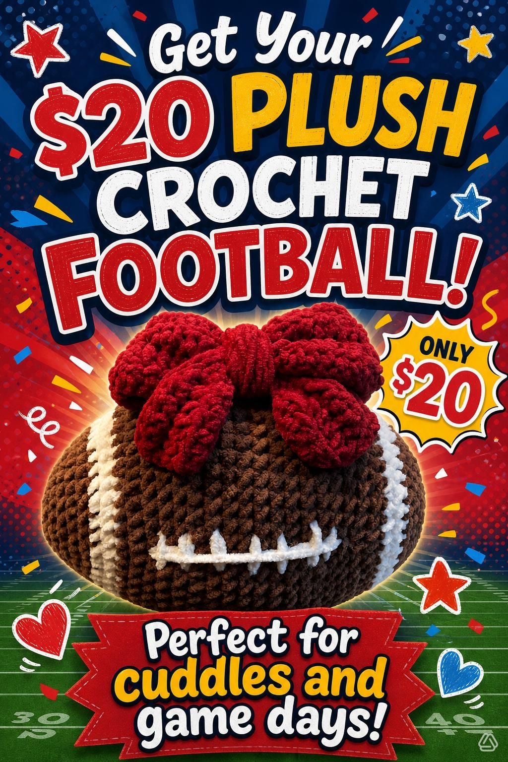 Football Plushy $20