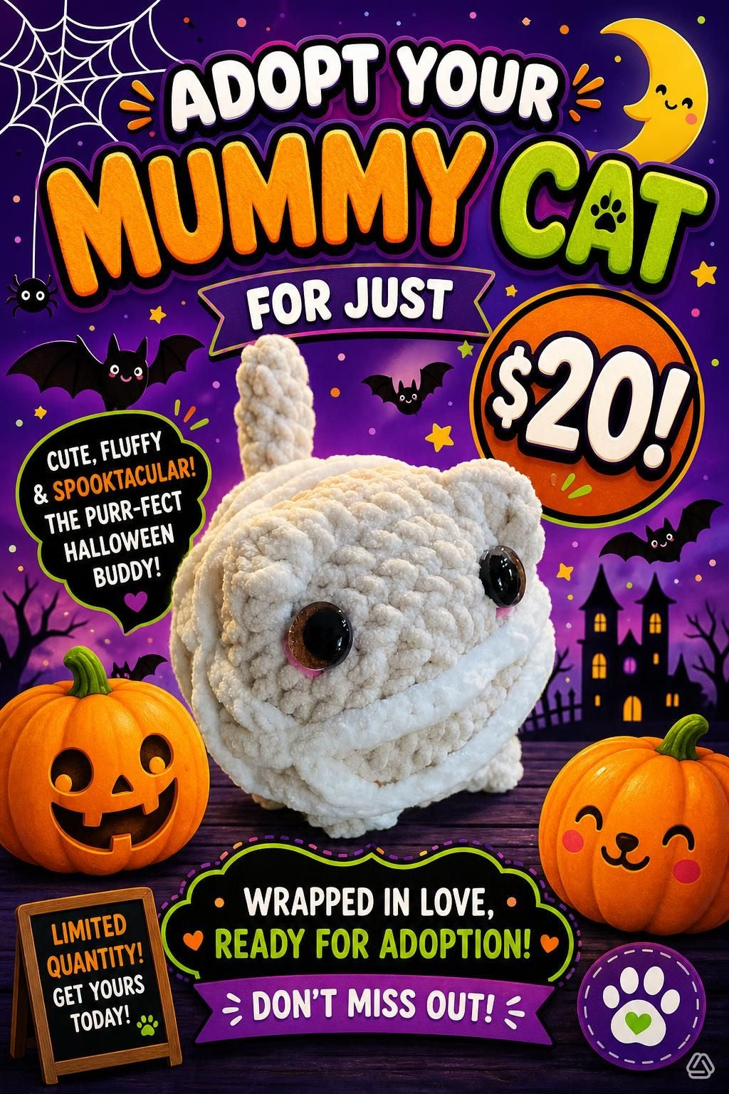 Halloween Loaf Cats!