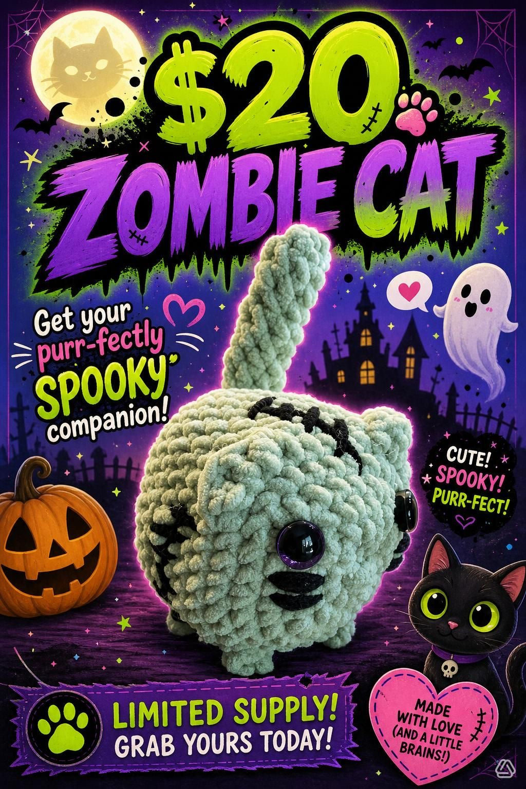 Halloween Loaf Cats!