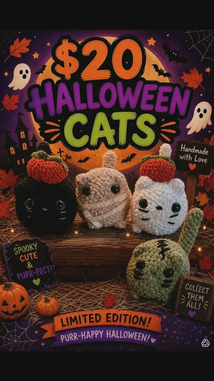 Halloween Loaf Cats!